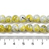 Drawbench & Baking Paint Glass Beads Strands GLAA-S176-03-2