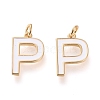 Brass Enamel Pendants KK-R139-04P-1