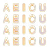50Pcs 5 Styles UV Plating Opaque Acrylic Beads PACR-TA0001-31A-2