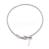 Brass Box Chain Bracelets for Women BJEW-G735-15P-1