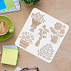 Plastic Reusable Drawing Painting Stencils Templates DIY-WH0172-432-3