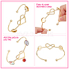   4Pcs 2 Colors Iron Bangle Makings FIND-PH0004-57-6