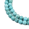 Natural Magnesite Beads Strands G-K244-02-8mm-01-2