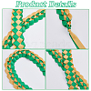 Two Tone Graduation Ribbon Leis FIND-WH0423-78B-6