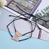 2Pcs Brass Enamel Butterfly Link Bracelets Set JB731B-4