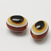 Oval Evil Eye Resin Beads RESI-R160-6x8-10-1