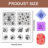Silicone Clay Texture Mat AJEW-WH0447-042-2
