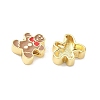 Christmas Brass Enamel Beads KK-I474-G20-2