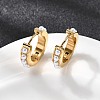304 Stainless Steel Ring Hoop Earrings EJEW-K268-39G-1
