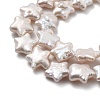 Natural Baroque Keshi Pearl Beads Strands PEAR-P064-04B-02A-4