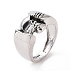 Alloy Skull Finger Ring LS-RJEW-H109-04AS-1