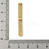 Brass Micro Pave Clear Cubic Zirconia Beads KK-G493-13G-02-3