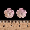 Dyed & Heated Gradient Color Glass Bead Cap GLAA-D307-01-4