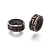 Tibetan Style Spacer Beads TIBEP-S315-46R-NR-3