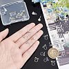 Unicraftale 32Pcs 4 Style 304 Stainless Steel & Plastic Clip-on Earring Findings STAS-UN0037-98-2