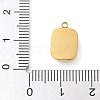 304 Stainless Steel Charms STAS-Q345-49G-4