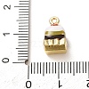 Brass Enamel Pendants KK-CBA260B-14B-G-3