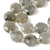 Natural Labradorite Bead Strands G-C116-A10-01-4