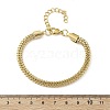 304 Stainless Steel Rope Chain Bracelets for Women BJEW-F488-08G-3