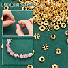   300Pcs 6 Styles Alloy Spacer Beads FIND-PH0018-15-4