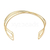 Rack Plating Brass Cuff Bangles BJEW-Q350-03G-2