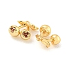 Brass Micro Pave Cubic Zirconia Pendants KK-K369-01G-01-2
