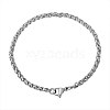 316 Surgical Stainless Steel Wheat Chain Bracelets BJEW-M187-07-B-1