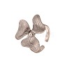 304 Stainless Steel Open Cuff Rings for Women WGC482B-02-2