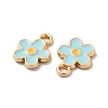 Alloy Enamel Charms ENAM-D043-02G-05-2