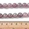 Natural Purple Madagascar Rose Quartz Beads Strands G-Z115-C02-10mm-5