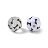 Printed Opaque & Frosted Transparent Acylic Beads AC-CBAE004-05C-2