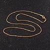 304 Stainless Steel Snake Chain Necklaces NJEW-O096-B-23G-2