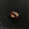 Gold Foil Resin Finger Rings WGDC7A7-01-1
