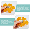 6Pcs Flower Cloth Brooches for Backpack Clothes Wedding Party JEWB-FH0002-38A-5