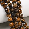 Natural Tiger Eye Beads Strands GG-CBA12F1-A02-10MM-1