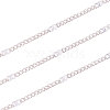 Soldered Brass Coated Iron Curb Chains CH-CJ0001-01A-S-4