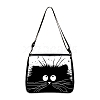 Cat Polyester Shoulder Bags PW-WG04021-09-1