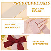 BENECREAT 6Pcs 6 Colors Flat Faux Suede Fabric Ribbons OCOR-BC0006-14A-4