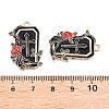 Halloween Theme Rack Plating Alloy Enamel Pendants ENAM-N056-393A-KCG-3