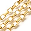 Rectangle Brass Link Chains CHC-Q020-01G-1