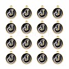 Golden Plated Alloy Charms X-ENAM-S118-02J-2