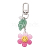 Acrylic Flower Pendant Decorations HJEW-JM02512-2