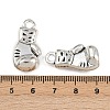 Tibetan Style Alloy Pendants TIBE-B003-23AS-02-4