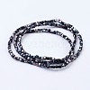 Electroplate Glass Beads Strands LS-EGLA-F121-HP-A03-2