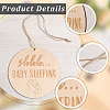 Do Not Disturb Wood Door Hanging Decorations AJEW-WH20006-65A-6