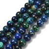 Natural Azurite Beads Strands G-Z110-C02-4mm-2