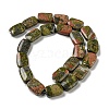 Natural Unakite Beads Strands G-M420-M01-02-3