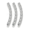 304 Stainless Steel Curved Tube Beads STAS-M071-03F-P-1