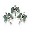 Natural Green Aventurine Pendants G-L520-C03-1