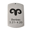 Non-Tarnish 304 Stainless Steel Pendants LS-STAS-C098-01C-P-1